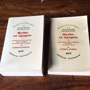 Mythe et Epopee (myth and epic) by Georges Dumezil French Language edition